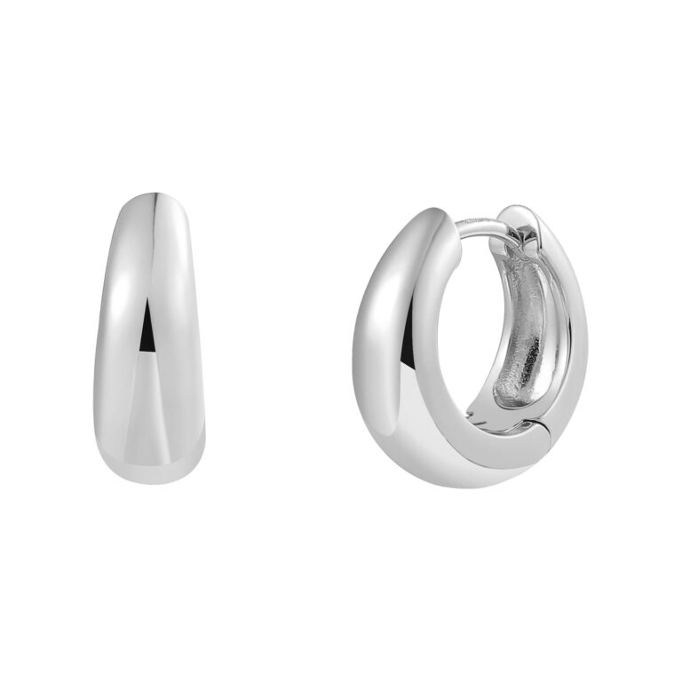 Xenox Creolen Sterling Silber 925 Dome Medium XS10371
