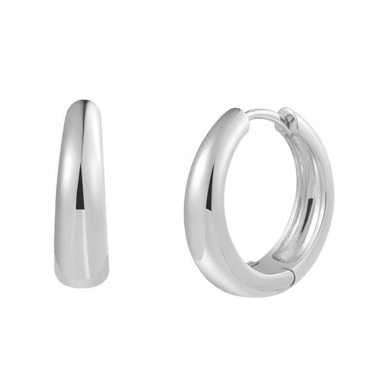 Xenox Dome Large Creolen Sterling Silber 925 XS10372