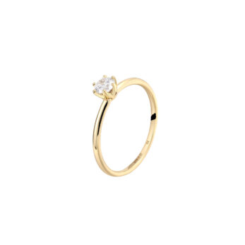 Xenox Damenring Gelbgold 585 Lab-Diamond mit Diamant 0,30 ct. XGLD2122G