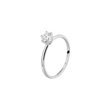 Xenox Lab-Diamond Ring aus Weißgold 585 mit Diamant - XGLD2123W