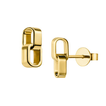 Binder Jewellery Perception P8 Duo Ohrstecker in Gelbgold 750, Ref. 400182