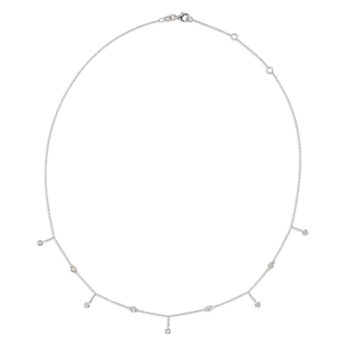 Atelier Wieland Diamantschmuck Halskette aus Weißgold 750 – QKH09280G-W