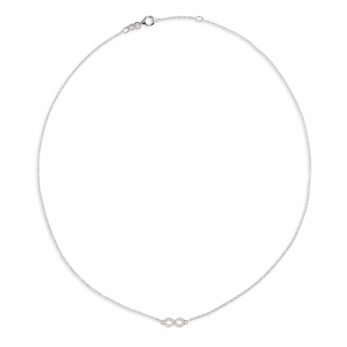 Atelier Wieland Infinity Halskette in Weißgold 750 Referenz QKH968408-W