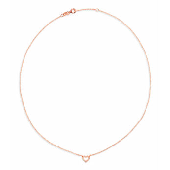 Atelier Wieland Herz-Halskette Roségold 750 – QKS088809-R