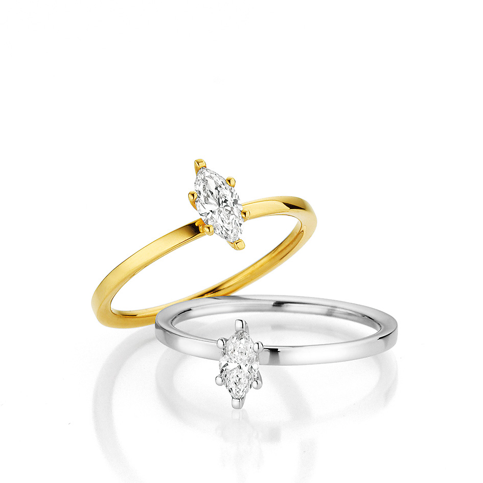 Marquisecut Verlobungsring