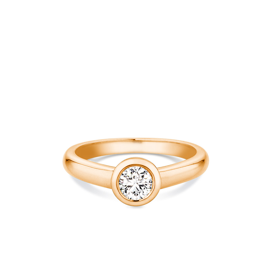 Zargenfassung Verlobungsring Juwelier Wieland