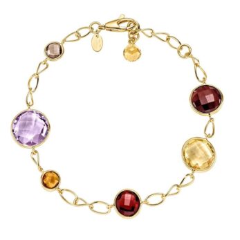Elaine Firenze Farbstein Armband 10 33333 in Gold 585
