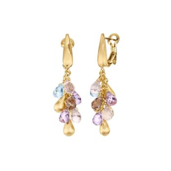 Elaine Firenze Farbstein Ohrstecker 224605E in Gold 585 22 4605E