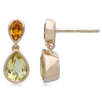 Elaine Firenze Farbstein Ohrstecker 75021514E/3 in Gold 585